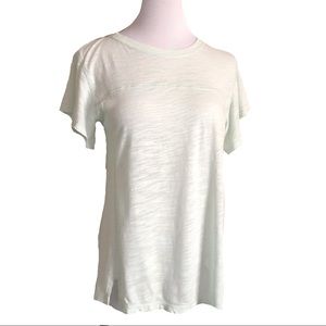 Banana Republic Flutter Sleeve Blue Green Top